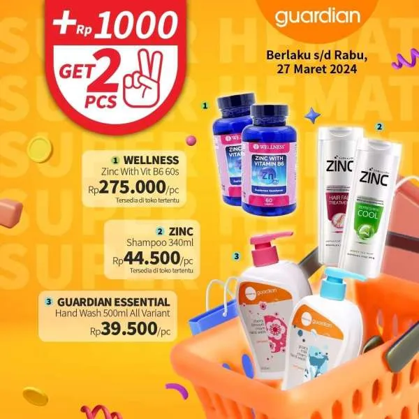 Promo Guardian Super Hemat Periode 14-27 Maret 2024