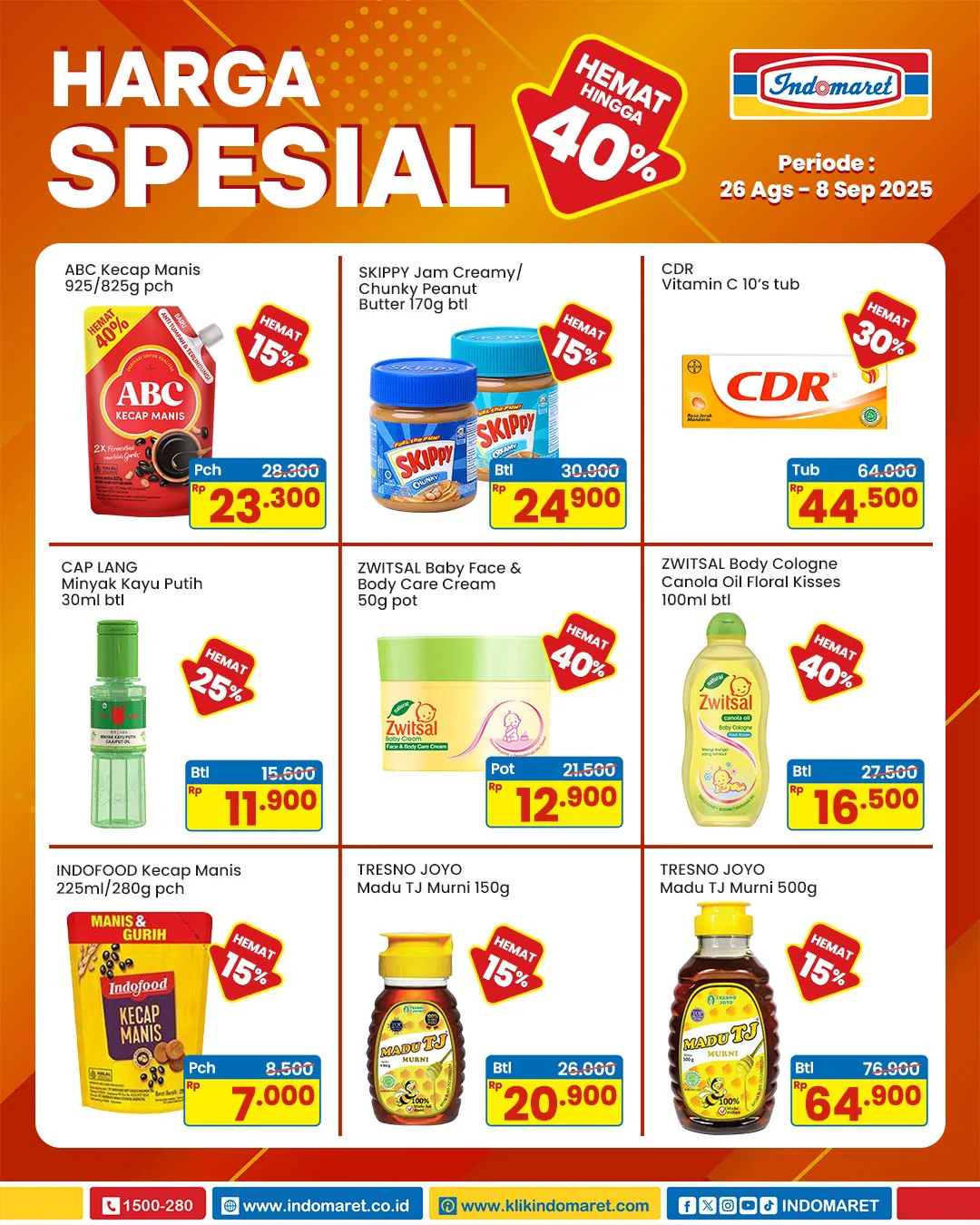 Promo Indomaret Harga Spesial Periode 26 Agustus-8 September 2025