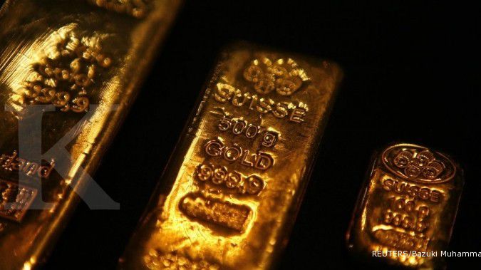 Harga emas di Asia mencoba rebound