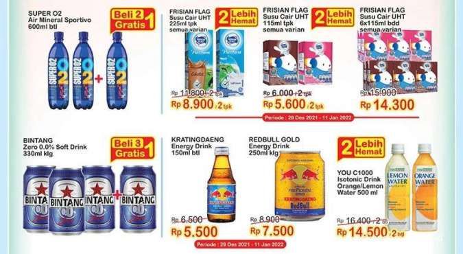 Promo Indomaret Super Hemat Mingguan Terbaru 29 Desember 2021-4 Januari 2022