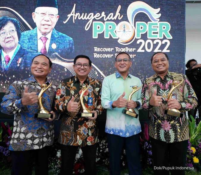 Pupuk Indonesia Grup Raih Empat Proper Emas dan Satu Proper Hijau 