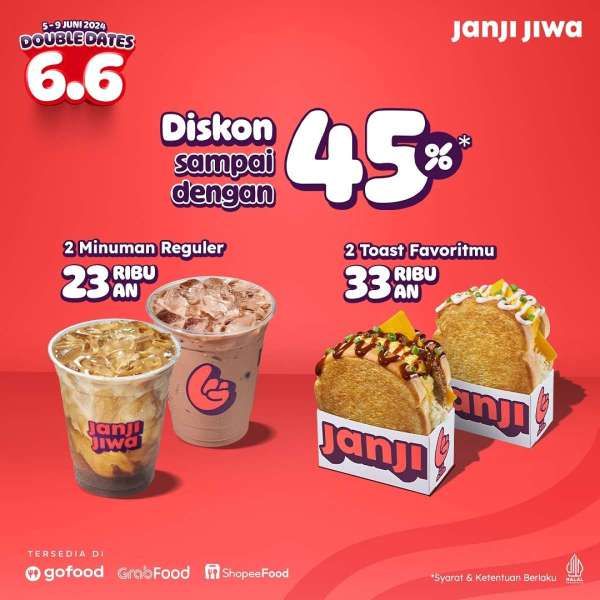 Promo Janji Jiwa 6.6 Hari Ini 6 Juni 2024