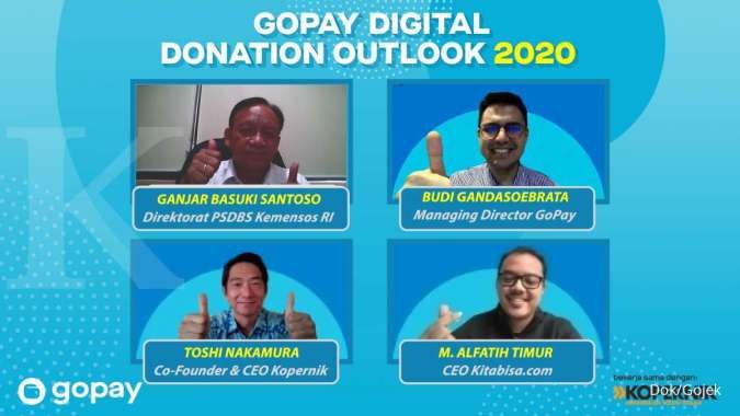 Donasi digital naik, GoPay luncurkan GoPay Digital Donation Outlook