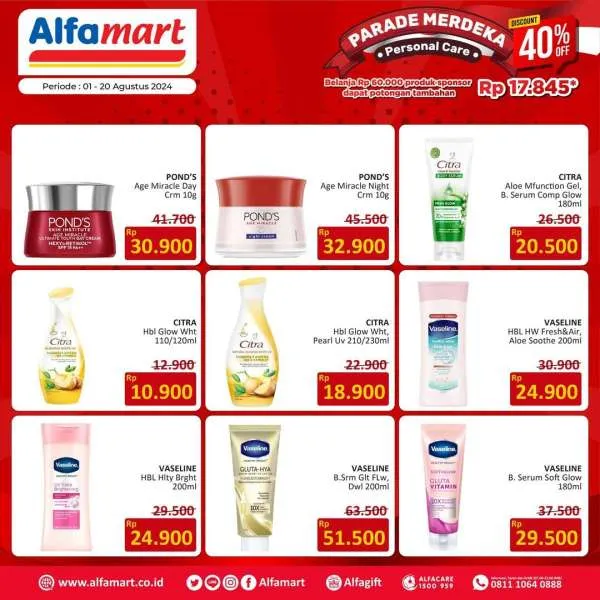 Promo Alfamart Parade Merdeka Periode 1-20 Agustus 2024