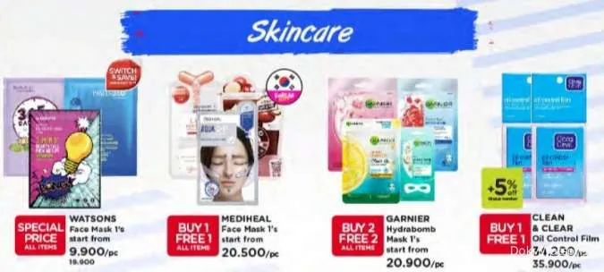 Promo Watsons Year End Sale Periode 23 Desember 2021-2 Januari 2022