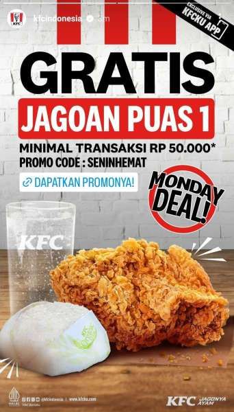 Promo KFC Gratis Jagoan Puas 1