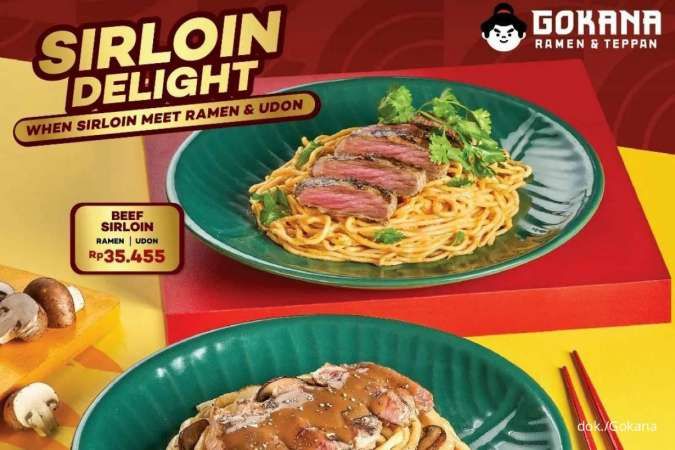 Menu Terbaru Gokana 2022, Sirloin Delight Aneka Ramen Pakai Daging Sirloin