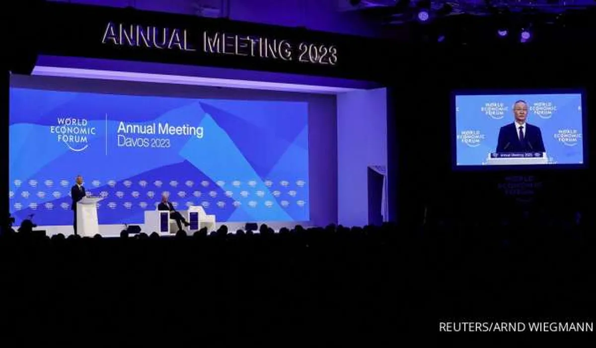 Wakil PM China di Forum Ekonomi Dunia: China Terbuka untuk Dunia