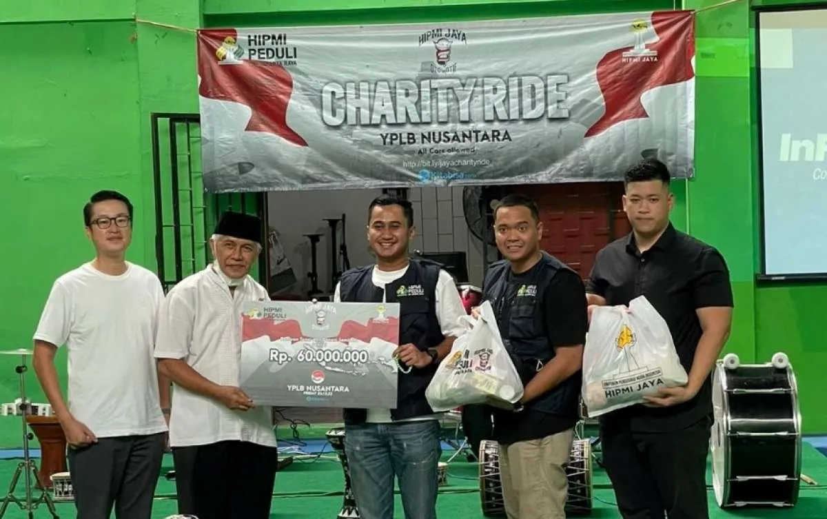 Jelang Tutup Tahun, Hipmi Jaya Selenggarakan Charity Ride