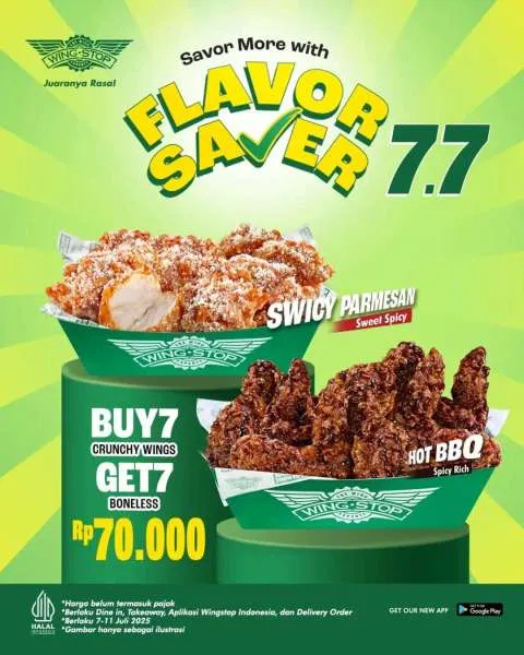 Promo Wingstop 7.7