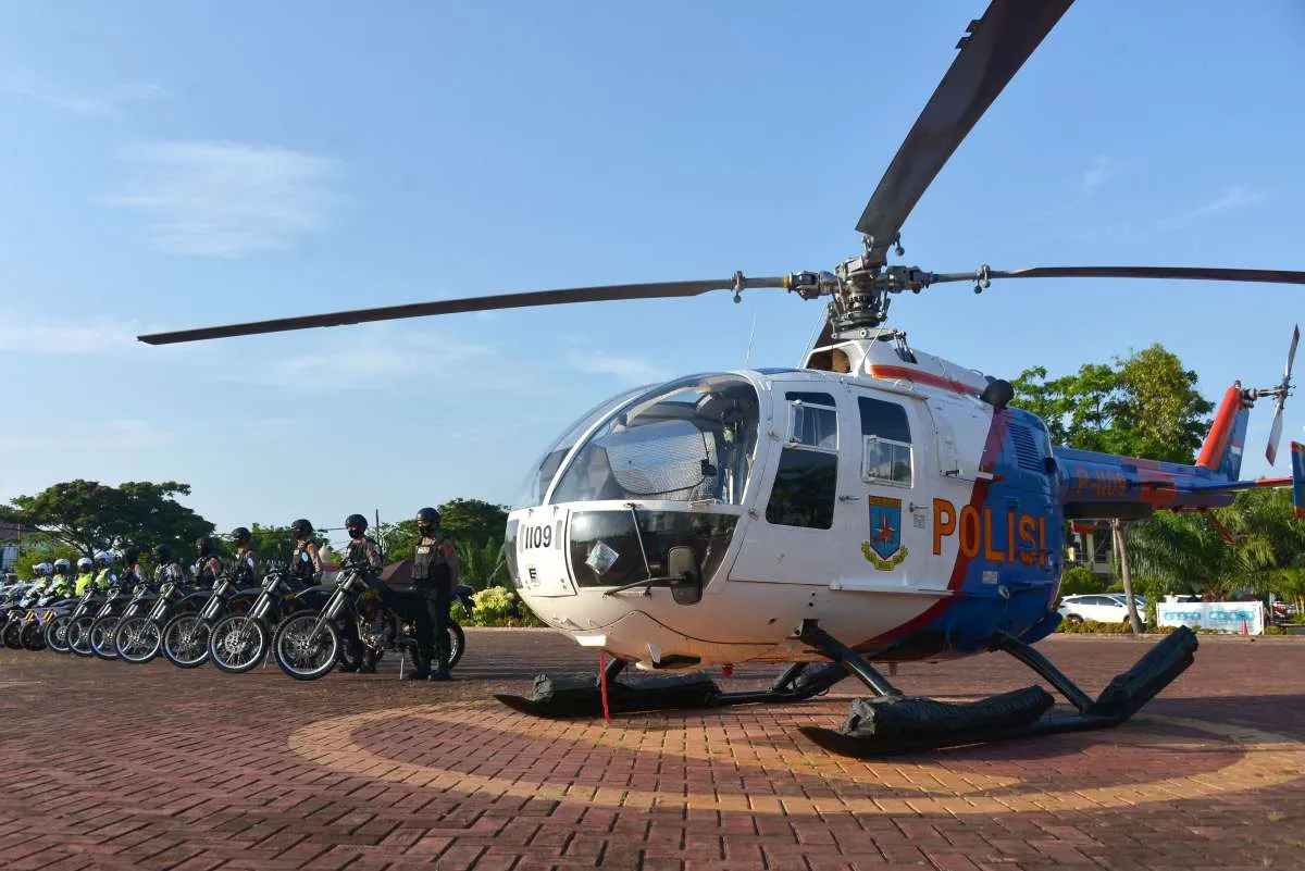 Helikopter Polisi Berisi 8 Orang Termasuk Kapolda Jambi Mendarat Darurat di Kerinci