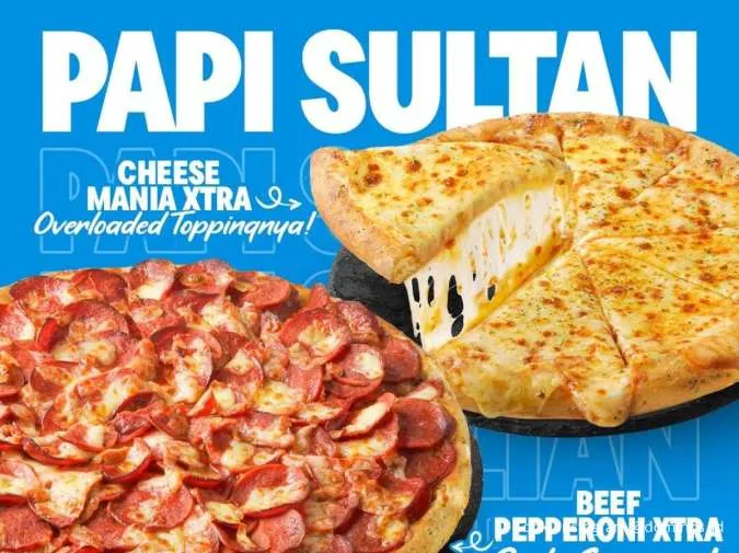 Desember Hemat dengan Promo Domino's Pizza Papi Sultan, 2 Pizza Mulai Rp 88K Saja