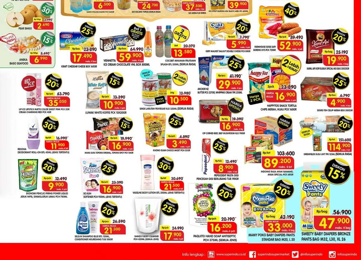 Promo Superindo weekdays 10-11 Mei 2021, diskonan hari kerja!
