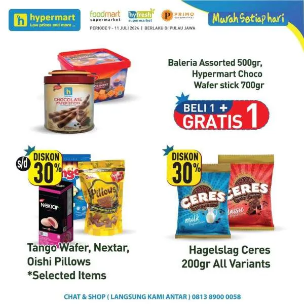 Promo Hypermart Hyper Diskon Weekday Periode 9-11 Juli 2024