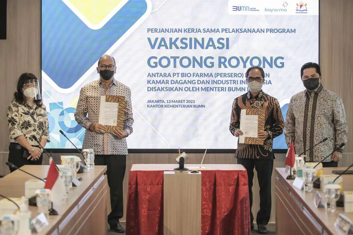 Usulan pengusaha setelah sepakat dengan harga vaksin gotong royong