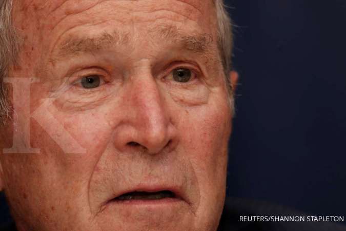 George W. Bush Bush Tetap Bungkam Soal Pilihannya di Pemilu Presiden AS 2024