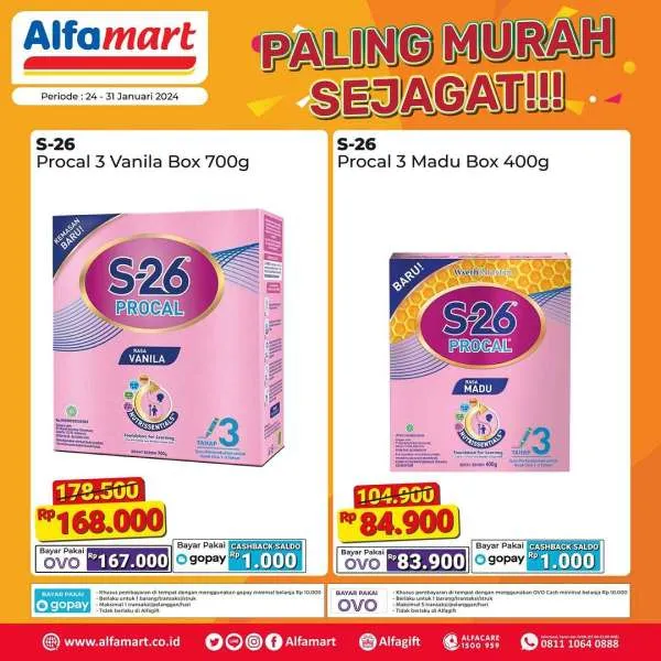 Promo Alfamart Paling Murah Sejagat Periode 24-31 Januari 2024