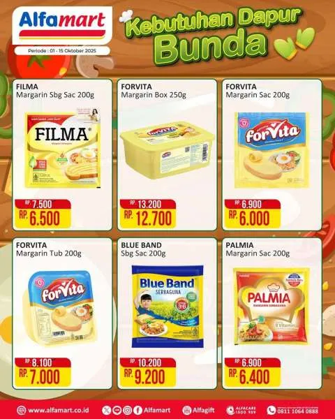 Promo Alfamart Kebutuhan Dapur Periode 1-15 Oktober 2025