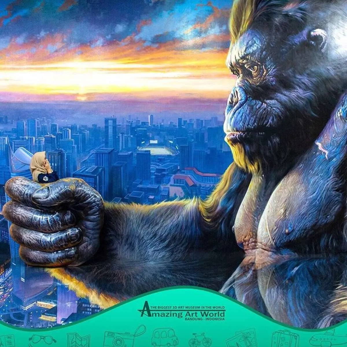 Cara mendapatkan promo tiket Beli 1 Gratis 1 di Amazing Art World