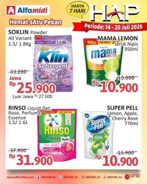 Promo Alfamidi Hemat Satu Pekan Periode 14-20 Juli 2025