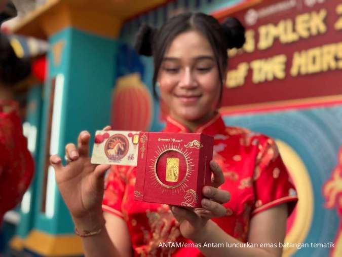 Antam (ANTM) Luncurkan Emas Batangan Imlek 2026 Bertema Kuda Api