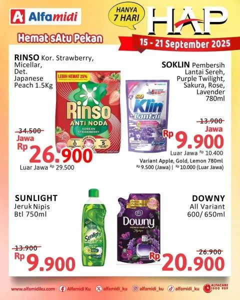 Promo Alfamidi Hemat Satu Pekan Periode 15-21 September 2025