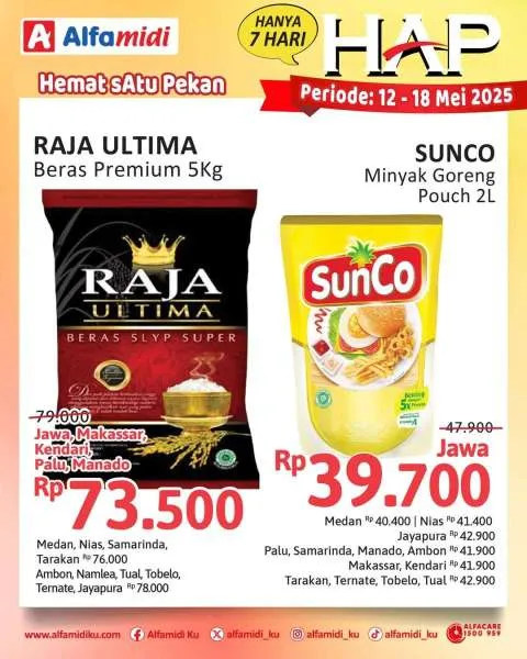 Promo Alfamidi Hemat Satu Pekan Periode 12-18 Mei 2025