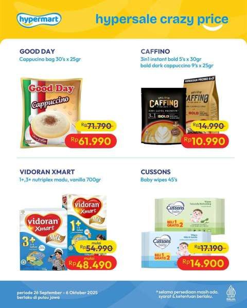 Promo JSM Hypermart Hyper Diskon Weekend Periode 26-29 September 2025