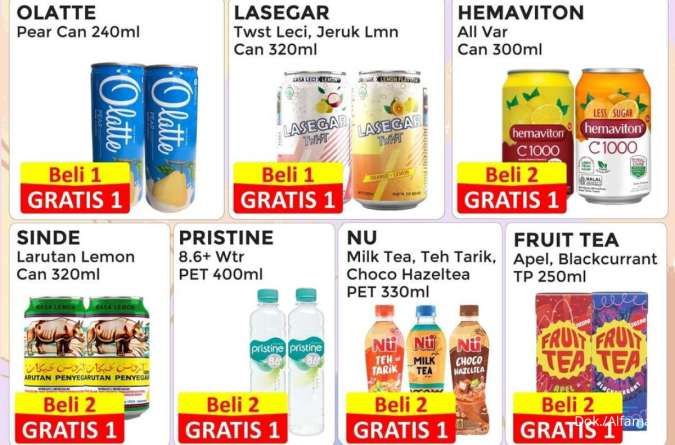 Promo Alfamart Serba Gratis 24-26 Oktober 2025, Beli 1 Gratis 1 Olatte-Lasegar
