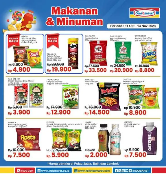 Promo Indomaret Super Hemat Periode 31 Oktober-13 November 2024