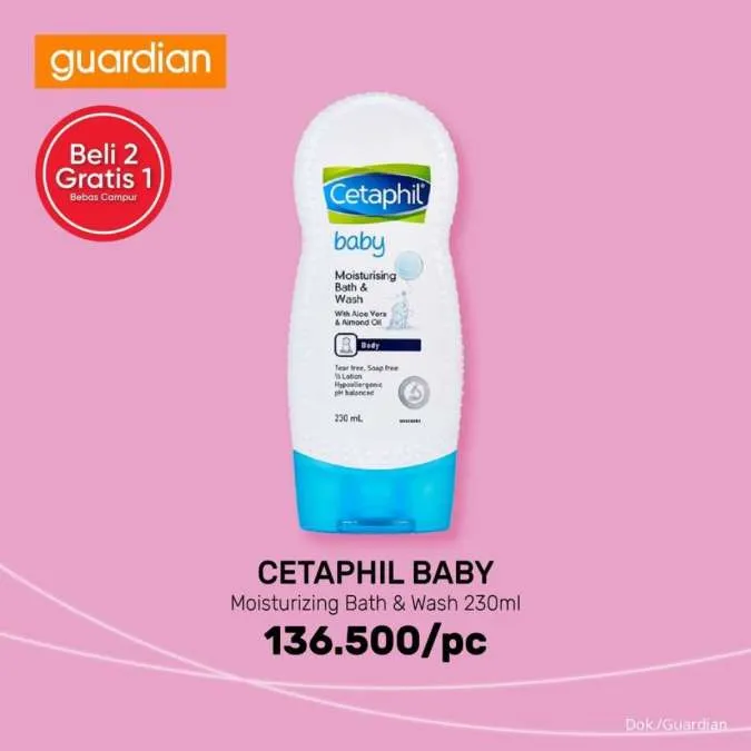 Promo Cetaphil Beli 2 Gratis 1 di Guardian