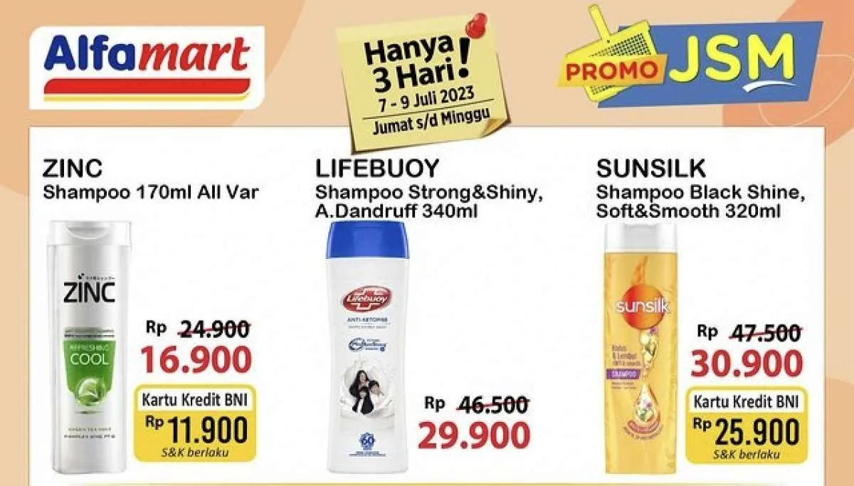 Katalog Promo JSM Alfamart Terbaru Hanya 3 Hari Periode 7-9 Juli 2023