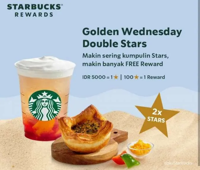 Promo Starbucks Golden Wednesday