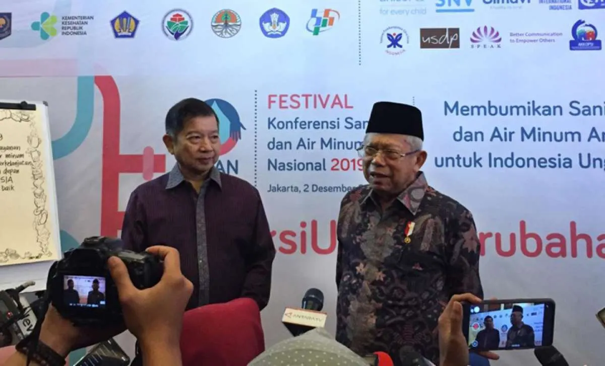 Ma’ruf Amin: Minimnya sanitasi dan air bersih jadi pemicu masalah kesehatan