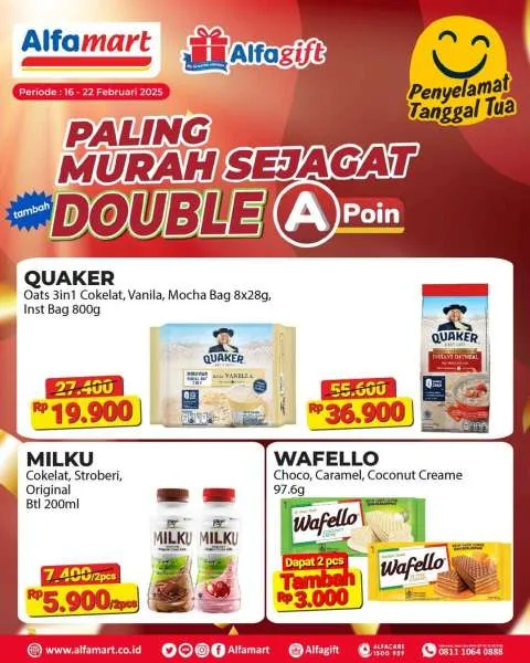 Promo Alfamart Paling Murah Sejagat Periode 16-22 Februari 2025