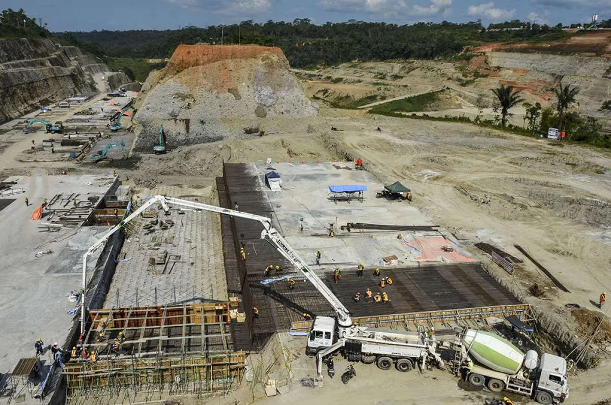 Dikerjakan saat pandemi, begini progres proyek bendungan Waskita Karya (WSKT)