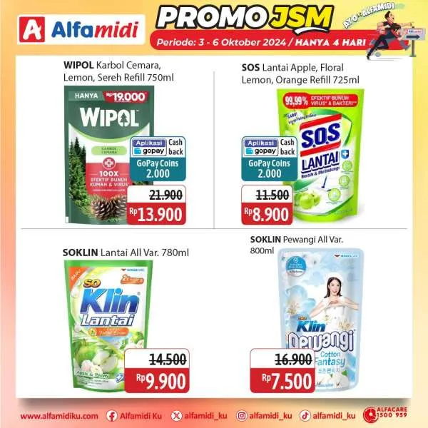 Promo JSM Alfamidi Hanya 4 Hari Periode 3-6 Oktober 2024