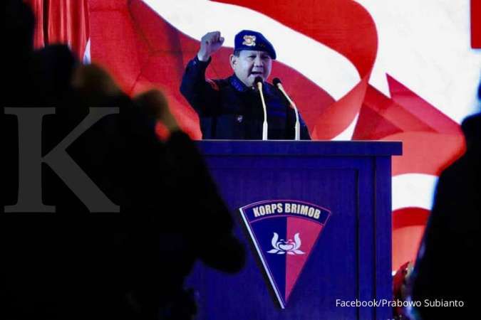 Menhan Prabowo Dianugerahi Warga Kehormatan Brimob