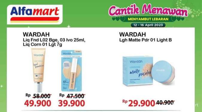 Promo Alfamart Cantik Menawan Menyambut Lebaran, Maskara hingga Lipstik Harga Menarik