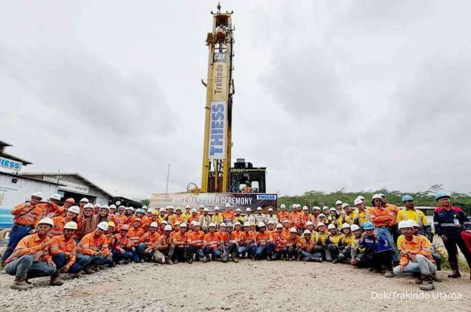 Trakindo Serahkan Unit Rotary Drills Terbaru CAT MD6250