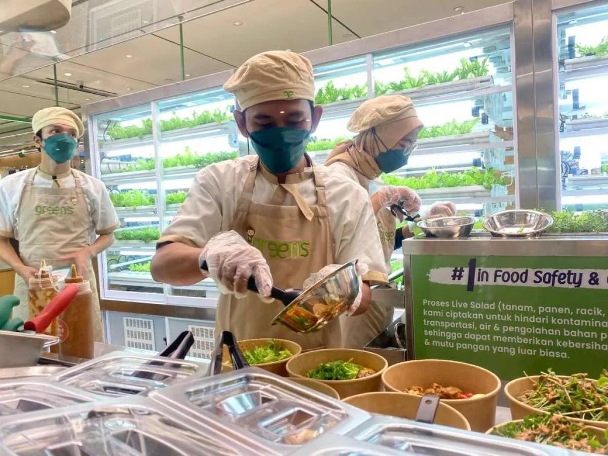 Startup GREENS Hadirkan Konsep Restoran Sehat Berteknologi Tinggi