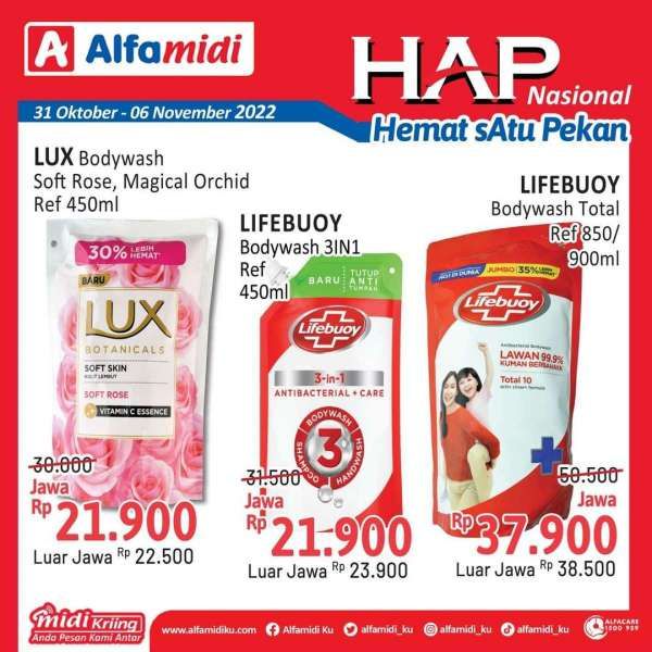Katalog Promo Alfamidi Hemat Satu Pekan Periode 31 Oktober-6 November 2022
