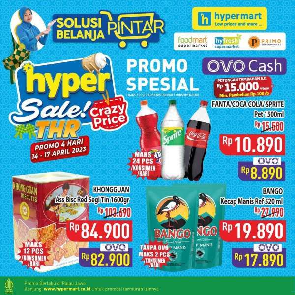 Katalog Promo JSM Hypermart Terbaru 14-17 April 2023, Hyper Sale THR Selama 4 Hari