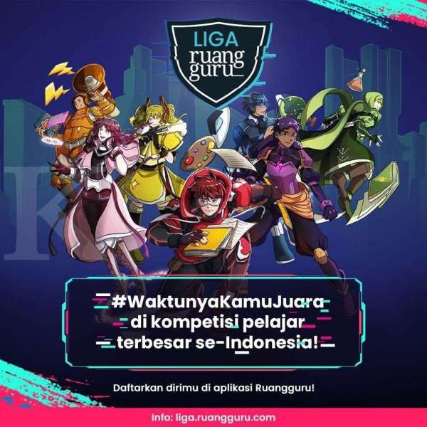 Ruangguru Gelar Liga Ruangguru, Kompetisi Pelajar Terbesar di Indonesia