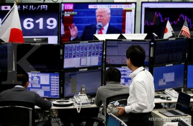 Bursa Asia berguguran mengekor Wall Street