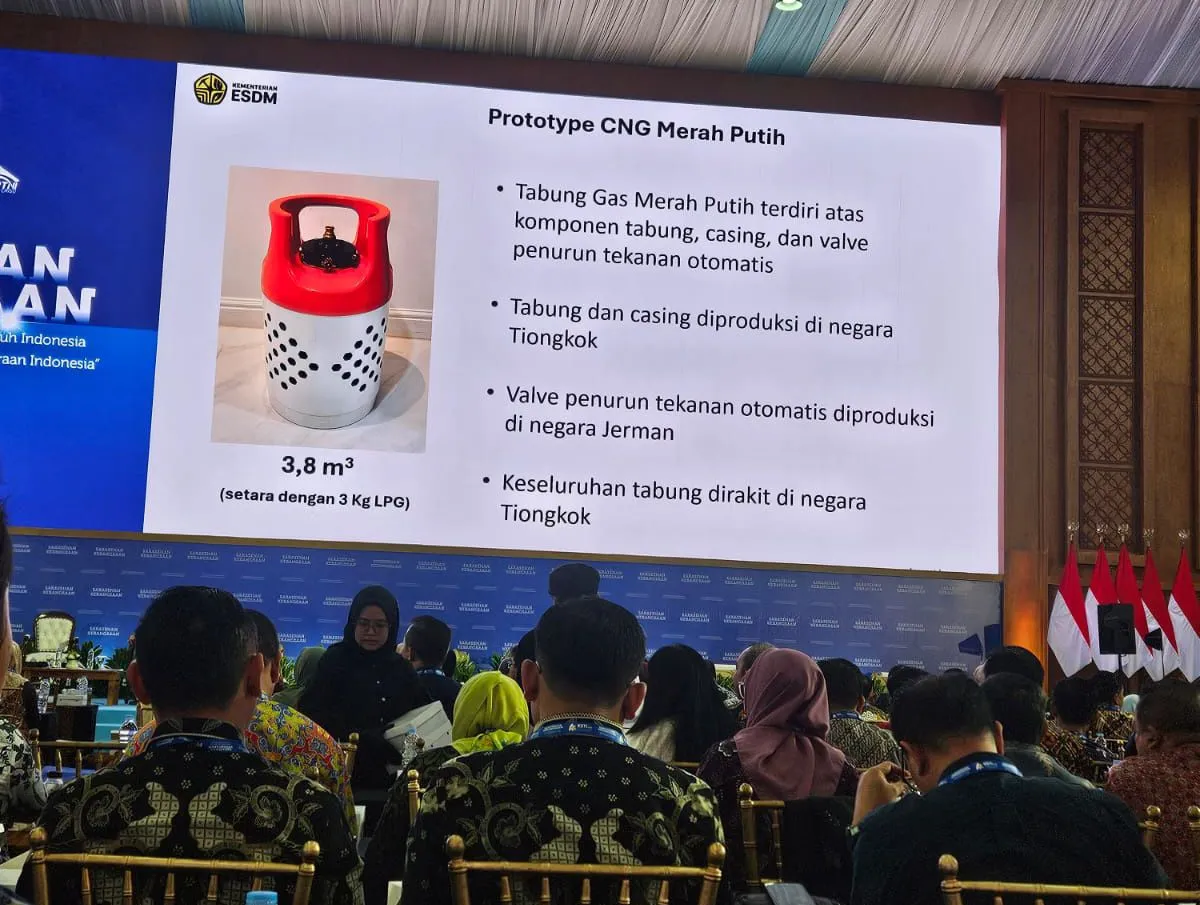 Impor dari China dan Jerman! CNG Merah Putih Ukuran 3 Kg Diluncurkan