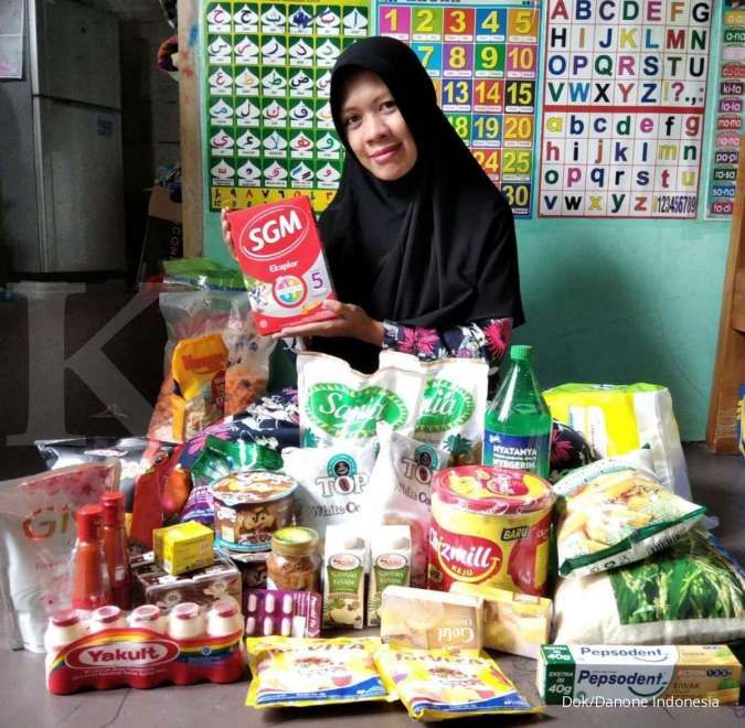 Danone SN Indonesia Bantu Ibu Kantin Sekolah di 4 Kota di Indonesia