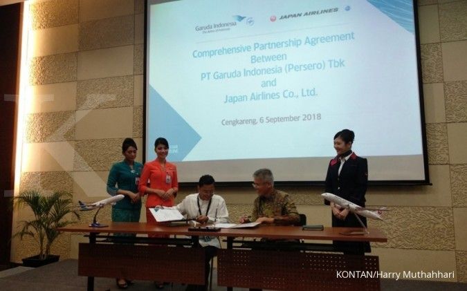 Tingkatkan konektivitas, Garuda Indonesia dan Japan Airlines jalin kerjasama