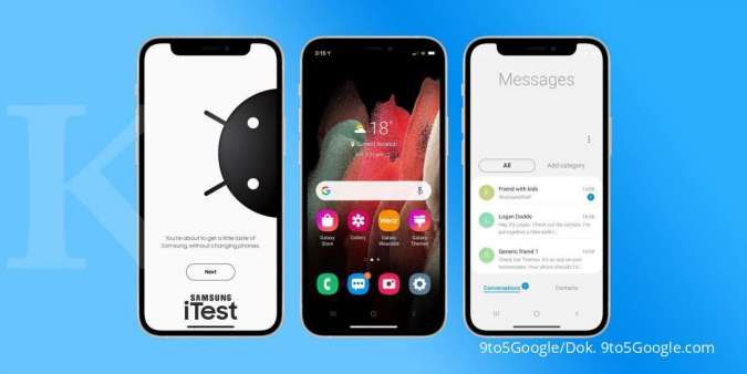 Lewat aplikasi ini, Anda bisa rubah tampilan iPhone layaknya Android di HP Samsung