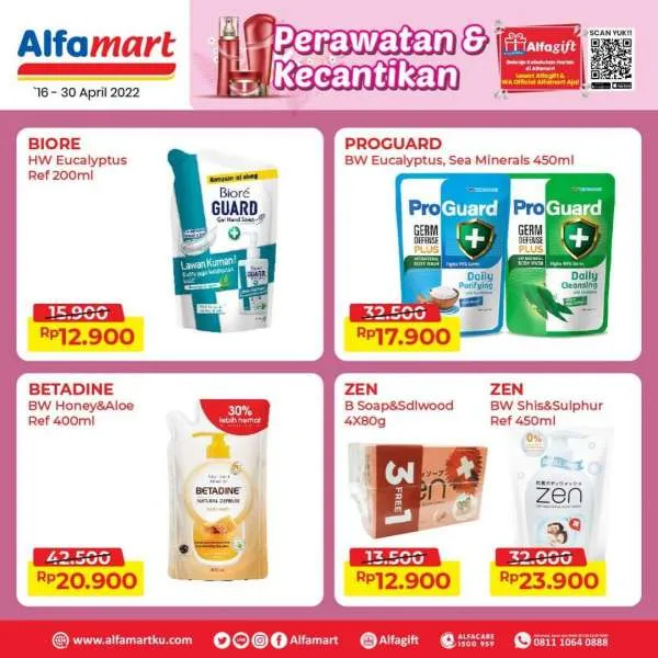 Promo Alfamart Perawatan & Kecantikan Periode 16-30 April 2022
